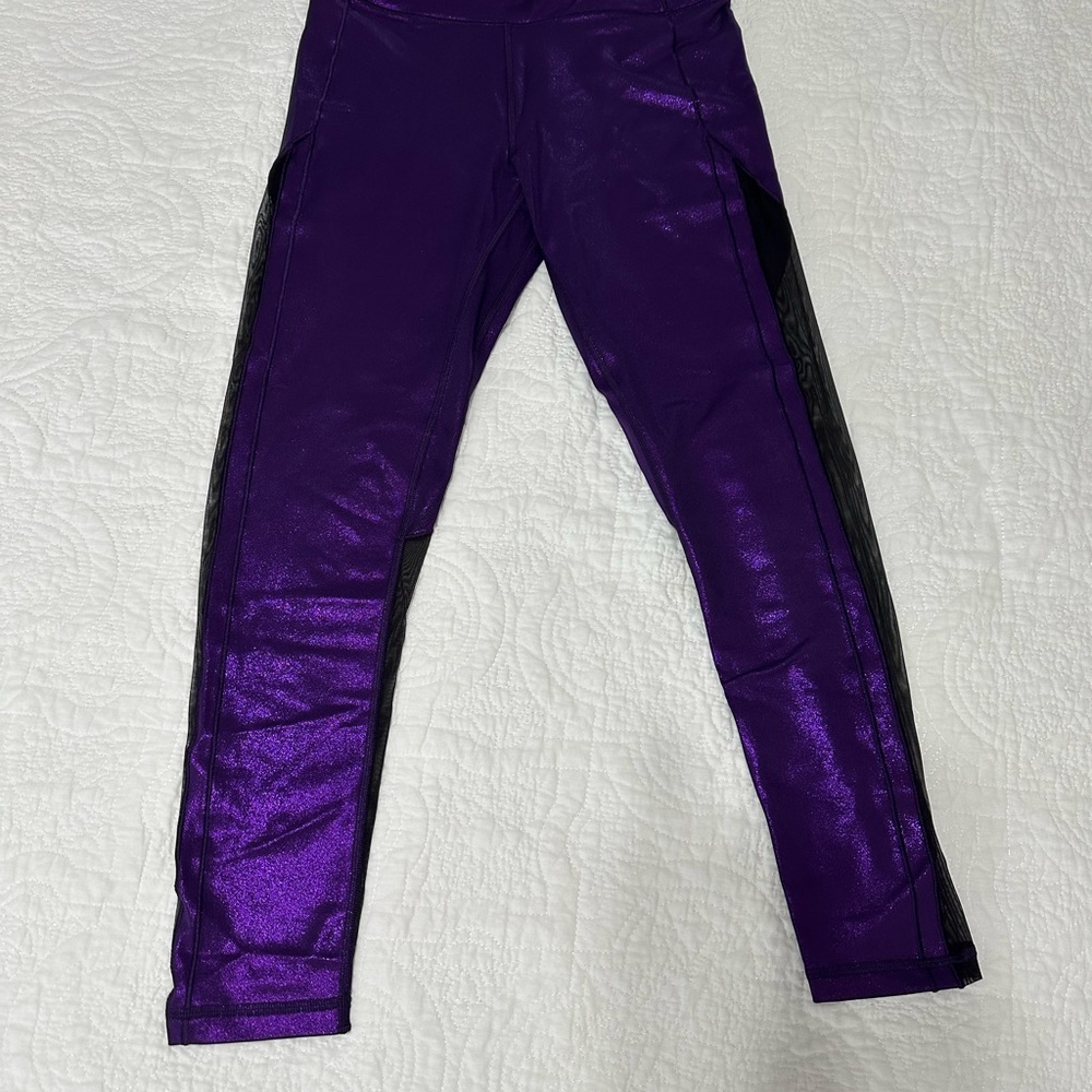 Victoria's Secret Purple and Black Leggings